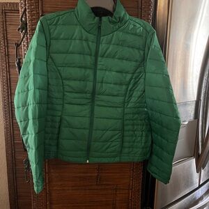 Forest Green Women's Puffer Jacket